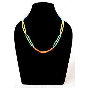 Simple Stranded Beaded Necklace - Ethnic Inspiration